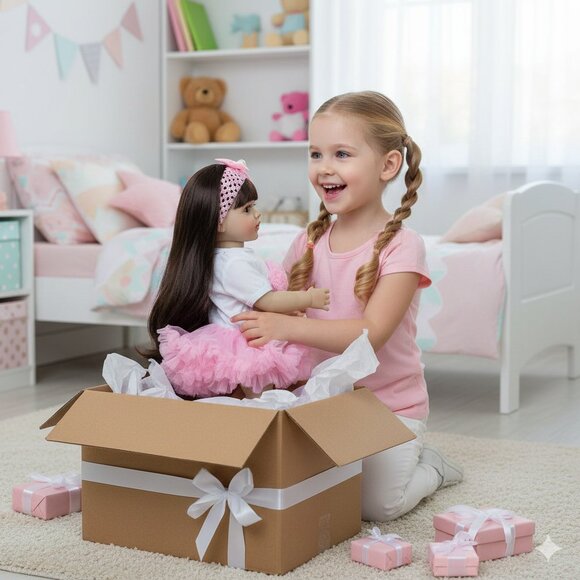 55 cm Babylistic Soft Silicone Vinyl Talking Reborn Doll very realistic - Picture 3 of 8